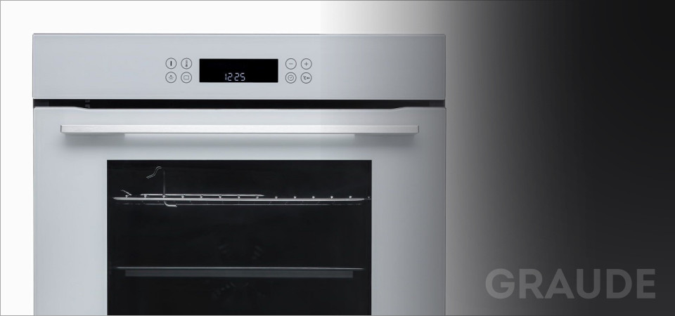 Как установить часы на духовом шкафу Graude