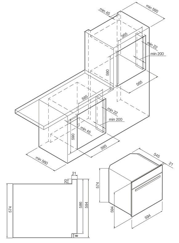 Духовой шкаф Graude BE 60.3 W preview 3