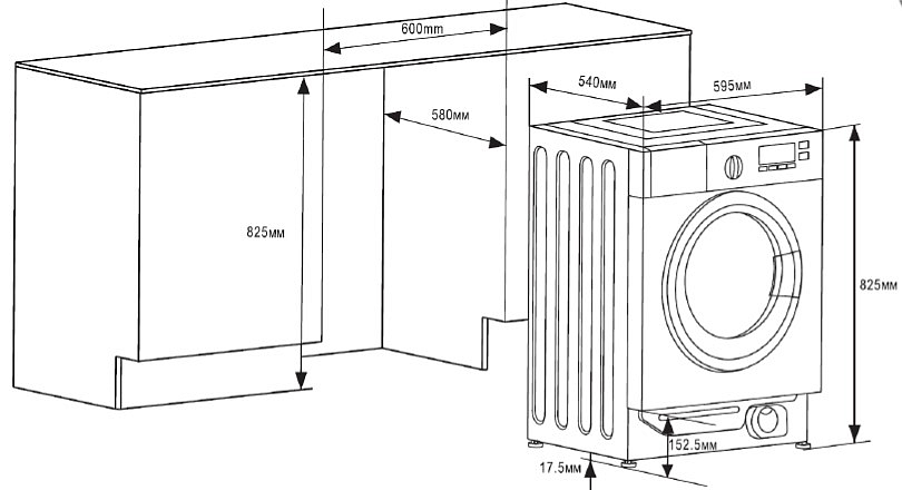 Встраиваемая стиральная машина Graude EWA 60.0 preview 6
