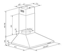 Вытяжка Graude DHP 50.0 W